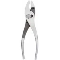 Slip Joint Plier: 3/8 in Max Jaw Opening, 6 1/2 in Overall Lg, 1 3/4 in Jaw Lg, Plain Grip, 6 - 8 in (MPN J276)