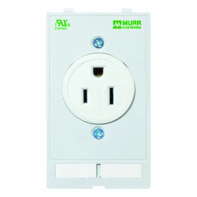 MURRELEKTRONIK Socket Insert: NEMA 5-15, 125 V AC Socket Volt Rating - Panel Interface Inserts