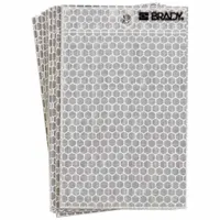 Blank Label: 3 in Character Ht, Indoor/Outdoor, High Intensity Prismatic Retroreflective, 10 PK (MPN 3010-BLANK)