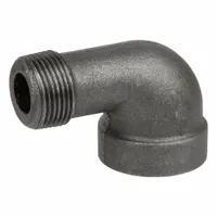Metal Pipe Elbow: 1 in x 1 in, Threaded x Threaded, Class 300, 300 psi, 90° Elbow, Malleable Iron (MPN ZUSA-PF-23229)