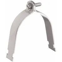 Conduit Support Strap: 316 Stainless Steel, Polished, 3 1/2 in Conduit Trade Size (MPN S63500SC00)