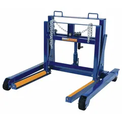 This dual-wheel dolly is designed for lifting and positioning heavy wheel and tire assemblies up to 1,500 lb. The hydraulic lift mechanism and tilt range simplify alignment during tire changes and brake work in automotive and industrial maintenance settings.