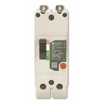 GE Molded Case Circuit Breaker: 45 A Amps, 65kA at 277/480V AC, Fixed, Lug - TEY-Frame GE Molded Case Circuit Breakers
