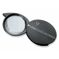 BAUSCH & LOMB Folding Pocket Magnifier: 4X, 2.5 in Focal Distance, 36 mm Lens Dia, 16D Diopter (MPN 81-23-54)