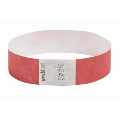 SICURIX Security Wristband: No Legend, 10 in Overall Lg, 3/4 in Overall Wd, Tyvek - Security Wristbands