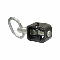 Spring Latch: Spring Latch Latch, 1 3/4 in Handle Lg, Stainless Steel, 5/8 in Bolt Wd (MPN B2598H)