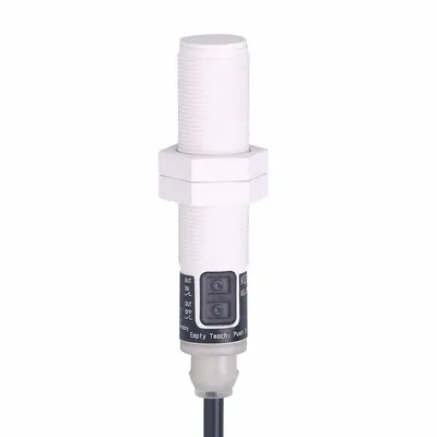 IFM Capacitive Cylindrical Proximity Sensor: 18 mm Dia., Non-Terminated Cable - Cylindrical Sensors with Non-Terminated Cables