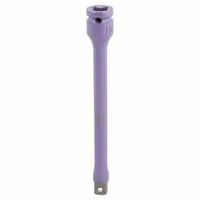 This torque limiting extension is designed for use with 1/2 in air impact tools. Constructed from chrome molybdenum/steel with a purple finish, it helps apply controlled torque to prevent over-tightening in wheel service and other fastening applications