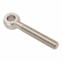 AMPG Fixed Rod End: Stainless Steel, Plain, 90 mm Hole Center-to-End Lg, Right Hand, 17 mm Eye Thick (MPN ZEBM16X90)