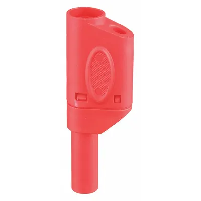 OEM Banana Plug: CAT III 1000V, 2 1/8 in Lg, Brass, Nylon, 1,000 V Max Volt - Banana Plugs