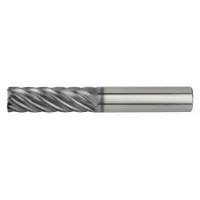 WIDIA HANITA Corner Radius End Mill: Carbide, AlTiN Coated, 7 Flute, 1" Mill Dia, 5" LOC, 0.06" Rad (MPN 7V2E25008CV)
