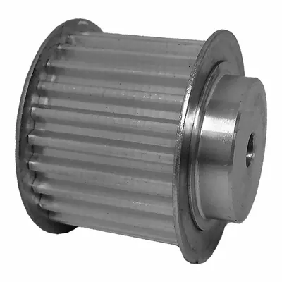 Dayton Timing Pulley: Trapezoidal, Plain, For T5 Timing Belt Section, For 25 mm Belt Wd - T5 Section Timing Belt Pulleys