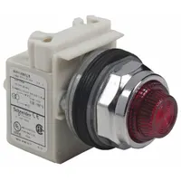 SCHNEIDER ELECTRIC Pilot Light: 30 mm Panel Mounting Size, Green, LED, 9001K Series (MPN 9001KP1LGG31)