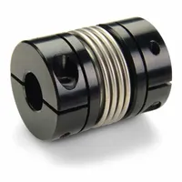 RULAND MANUFACTURING Bellows Coupling: 1 in Bore Dia 1, 25 mm Bore Dia 2, 2 in Coupling Outside Dia (MPN BC32-1"-25MM-A)