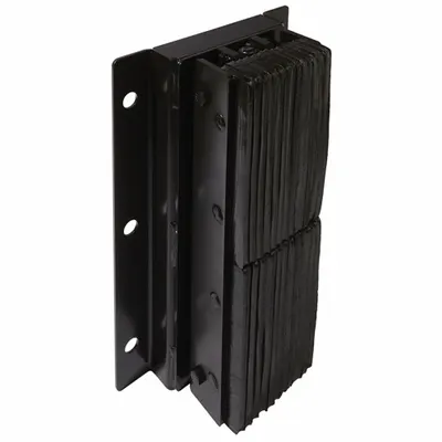 IDEAL WAREHOUSE INNOVATIONS Dock Bumper: Rectangular, 20 in x 6 1/4 in x 13 in Bumper, Laminated Rubber - Steel-Face Dock Bumpers