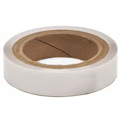 Solid, clear polyester tape, 1 in x 50 ft, 3 mil thick. Applied over existing floor markings to protect against abrasion and chemical exposure in industrial environments. No legend.
