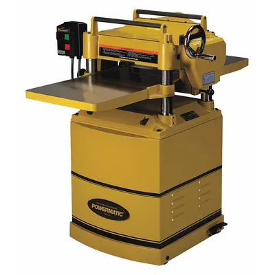 POWERMATIC Stationary Planer: 230V, Single-Phase, 30 A, 3 hp, 14 7/8 in Max. Wd - Stationary Planers