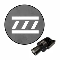 VISUAL WORKPLACE INC. Virtual Safety LED Walkway: Virtual Safety LED Walkway, Diagonal with Lines (MPN 66-3139-601EX-PS155)