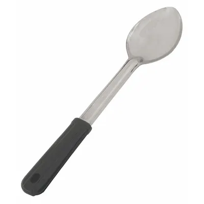 CRESTWARE Basting Spoon: 15 in Overall Lg, Silver - Serving Spoons