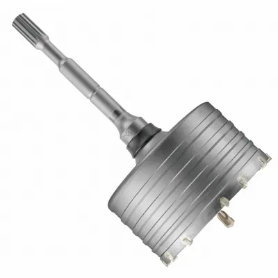 BOSCH Core Center Bit: Spline Shank, 5 in Core Dia, 2 5/8 in Core Body Lg - One-Piece Spline-Shank Core Bits