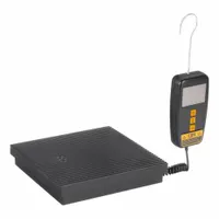 CPS Charging Scale: 220 lb Max, Wired Handset Display, 3 in H x 8 3/4 in W x 8 3/4 in L (MPN CC220)