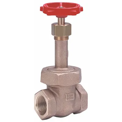 MILWAUKEE VALVE Gate Valve: 3/4 in, Bronze, Rising, FNPT x FNPT - Rising Stem Bronze General Purpose Gate Valves