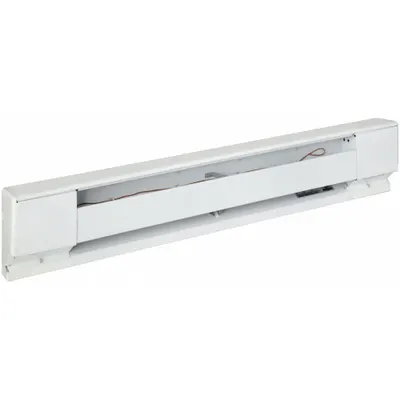 Dayton Electric Baseboard Heater: Residential Grade, 750W, Thermostat Not Included - Standard Electric Baseboard Heaters