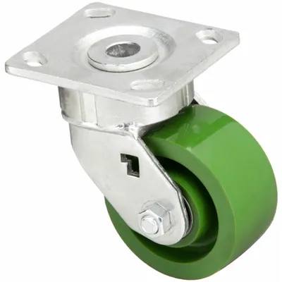 OEM Plate Caster: Swivel - General-Purpose Maintenance-Free Plate Casters