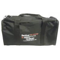 Blue respirator storage bag measuring 10 inches in length. Provides a dedicated storage solution for respiratory protection equipment, suitable for use in industrial safety, healthcare, and emergency response settings