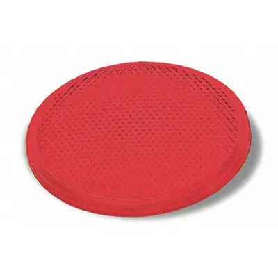 GROTE Reflector: Round, Red, 3 in Overall Lg - Stick On Reflectors