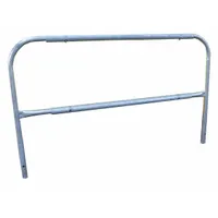 GARLOCK SAFETY SYSTEMS Guardrail: 7 1/2 ft x 3 3/8 ft, 18 3/4 in Mid-Rail Ht, Permanent, Guardrail (MPN 409288)