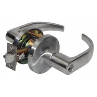 FALCON LOCK Door Lockset: Storeroom Lever Locksets, Chrome, ADA Compliant (MPN T581CP6D Q 626 KD)