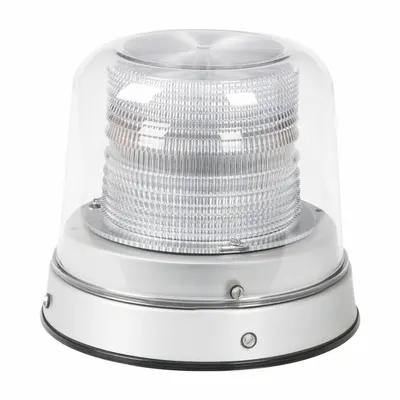 GROTE Flashing Beacon: Flashing Beacon, Amber/Blue, 8 7/8 in Overall Wd, 7 7/8 in Overall Ht - Vehicle Flashing Beacons