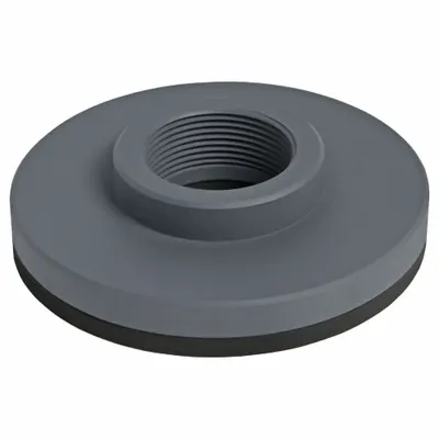 ECHOBEAM Tank Top Fitting: Tank Top Fitting, 1.3 in Overall Ht, EchoBeam - Flanges & Adapters for Non-Contact Ultrasonic Liquid Level Sensors