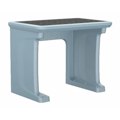 CORTECH Freestanding Desk: Blue Gray, 29 in Overall Ht, 36 in Overall Wd - Floor-Mount Desks with Laminate Top