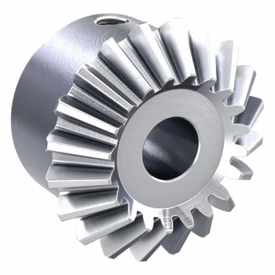 KHK GEARS Miter Gear: For 90° Shaft Angle, Module m 1.5, 20 Teeth, Stainless Steel - Straight Teeth Metric Miter Gears