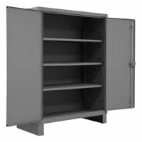 DURHAM MFG Storage Cabinet: 48 in x 24 in x 66 in, Swing Handle & Padlock Hasp, 12 ga Panel Thick (MPN HDC-244866-3S95)