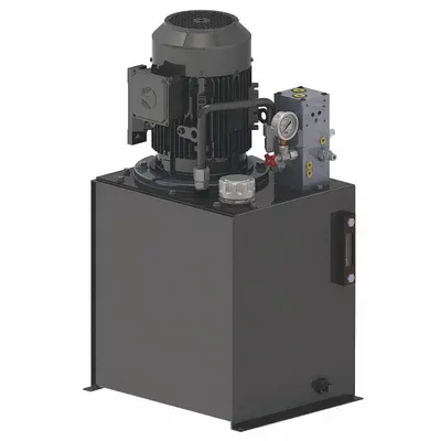 MONARCH Hydraulic Power Unit: 11.0/2.8 gpm, 2,500 psi Max. Pressure, 5 hp - Standard AC Hydraulic Power Units
