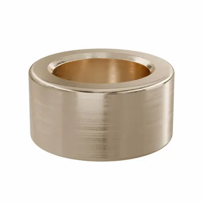 OILITE Sleeve Bearing: Bronze, SAE 841, 8 mm Bore, 12 mm OD, 6 mm Lg, 49,938 lb/sq in-fpm Max PV - Lubricated General Purpose Metallic Sleeve Bearings