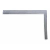 STANLEY Framing Square: 24 in Base Lg, 24 in x 2 in, 16 in x 1 1/2 in, Brushed, Steel, Inches, SAE (MPN 45-910)