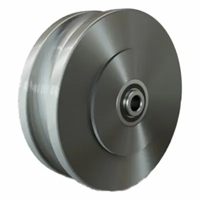 HAMILTON Track Wheel: 6 in Wheel Dia., 2 in Wheel Wd, 1,500 lb Load Capacity - U-Groove Wheels