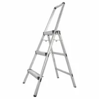 XTEND + CLIMB Step Stool: 3 Steps, 3.6 ft Overall Ht, 225 lb Load Cap, Aluminum, 2.2 ft Standing Ht (MPN FT-3)