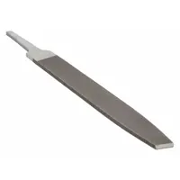 Warding File: Double-Cut, Single Edge Cut, Bastard Cut, 6 in Lg without Tang, 5/8 in Wd, Natural