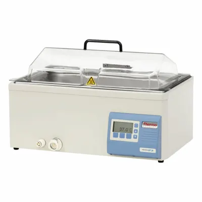 THERMO SCIENTIFIC Water Bath: 20 L Capacity, 100°C Max Temp, Stainless Steel, +/-0.1°C - General Purpose Water Baths