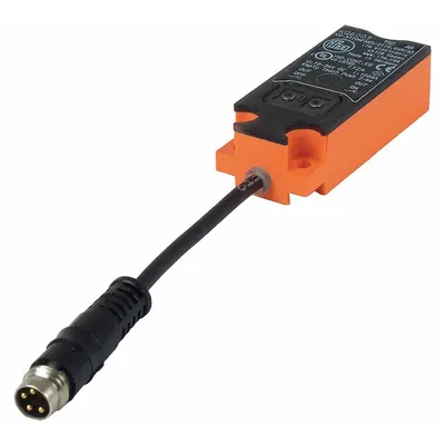 IFM Capacitive Rectangular Proximity Sensor: 4 - Pin M8, NPN and PNP - Rectangular Sensors with Pigtail Connectors