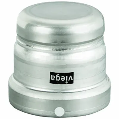 VIEGA MEGAPRESS Crimp Fitting Cap: 4 in Pipe Size, Press-fit, FKM - Potable Water Stainless Steel Press Fittings
