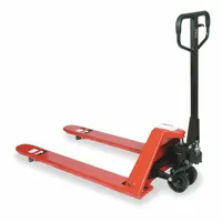 DAYTON Pallet Jack: 4,400 lb, 48 in L x 27 in W Fork Dim, 27 in, 14 in, Std Fork, Steel, Fixed Forks (MPN 2ZE59)