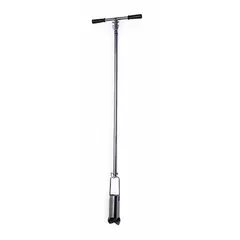 This telescoping auger kit includes a 4-inch regular auger and a steel handle, both constructed from steel. With an overall diameter of 4 inches and a length of 5 1/4 feet, it is designed for manual soil sampling and subsurface core collection in agricultural, geotechnical, and environmental applications.