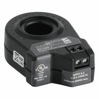 JOHNSON CONTROLS Current Sensor Relay: Surface Mounted, 200 A Current Rating, 0 to 250V AC/DC - Surface-Mounted Relays