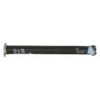 This steel torsion spring features a left-hand wind direction and closed drawbar ends. With a wire diameter of 0.218 in, outside diameter of 2 7/16 in, and a deflection angle of 180°, it is used in counterbalance systems for overhead doors